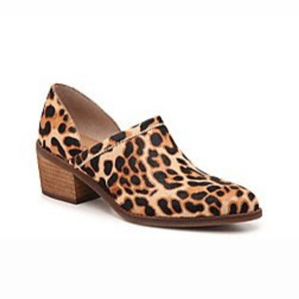 Leopard Calf Hair Booties